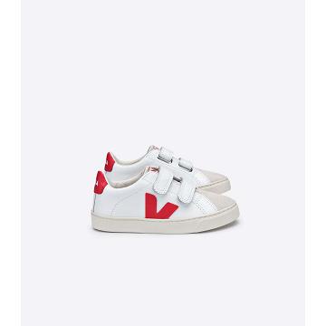 Veja ESPLAR LEATHER Tenisky Detske White/Red | SK 811ILH